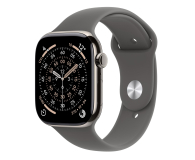 Smartwatch APPLE Watch Series 11 GPS + Cellular 46mm Tytanowa koperta (naturalna) + sportowa opaska (górska szarość)- rozmiar M/L